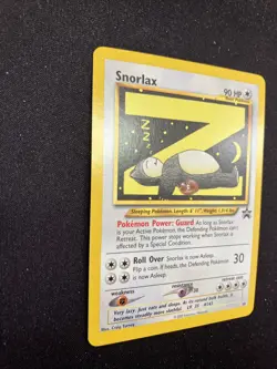 Pokemon Snorlax WoTC Black Star Promo 49 Promo - Image 4