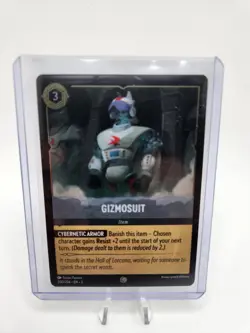 Disney Lorcana Into the Inklands - Gizmosuit 200/204 - Cold Foil - Image 1