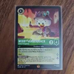 Disney Lorcana - Webby Vanderquack - Junior Prospector - 93/204 - Non Foil - Image 1
