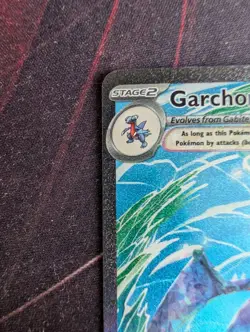 Pokemon TCG Card Garchomp ex 245/182 Paradox Rift Special Illustration Rare - NM - Image 5