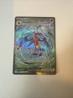 Pokemon Garchomp EX TCG Paradox Rift Holo Card 245/182 Special Illustration Rare - Image 1