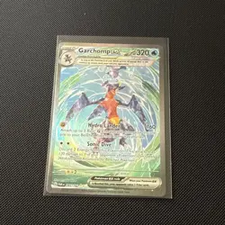 Pokemon Garchomp EX TCG Paradox Rift Holo Card 245/182 Special Illustration Rare - Image 1