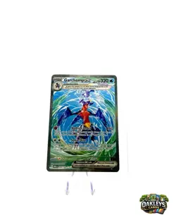 Pokemon Garchomp EX TCG Paradox Rift Holo Card 245/182 Special Illustration Rare - Image 1