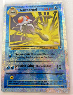Tentacruel ULTRA RARE Reverse Holo 66/110 2002 Pokemon Card Legendary Collection - Image 1