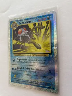 Tentacruel ULTRA RARE Reverse Holo 66/110 2002 Pokemon Card Legendary Collection - Image 2