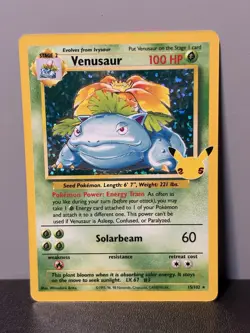 Pokemon TCG Venusaur Classic Collection Celebrations Card 15/102 - Image 1