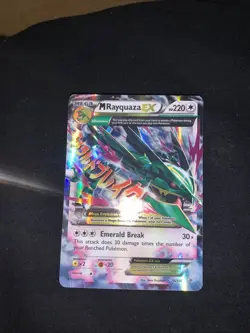 Pokemon M Rayquaza EX Holo Card 76/108 Classic Collection Lp - Image 1