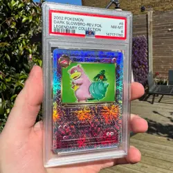 Pokemon Dark Slowbro TCG Holo Card 8/110 Legendary Collection Reverse Holo PSA 8 - Image 4
