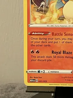 Pokemon TCG Charizard 001/015 McDonald's Promos 2025 Dragon Discovery - Image 4