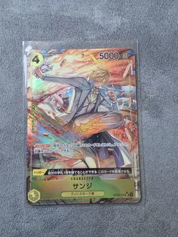 One Piece CCG OP04-104 Sanji (Parallel) Japanese Alt Art - Image 1