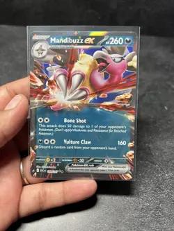 Pokemon TCG Mandibuzz ex 139/217 Ascended Heroes Holo Double Rare - Image 1
