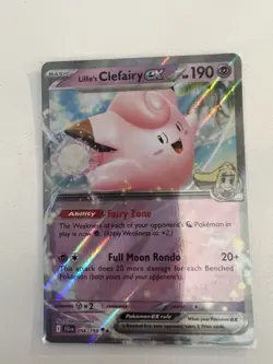 Pokemon TCG Holo Lillies Clefairy EX Journey Together Card 056/159 - Image 1