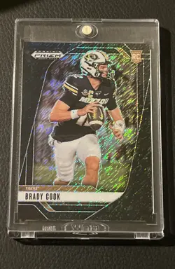 Brady Cook Black Shimmer 1/1 FOTL 2025 Panini Prizm Draft Pick Rookie One Of One - Image 1