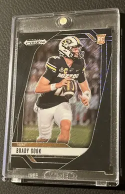 Brady Cook Black Shimmer 1/1 FOTL 2025 Panini Prizm Draft Pick Rookie One Of One - Image 2