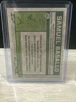 2026 Topps Heritage - Real One Autographs Samuel Basallo #ROA-SBA (AU, RC) - Image 2