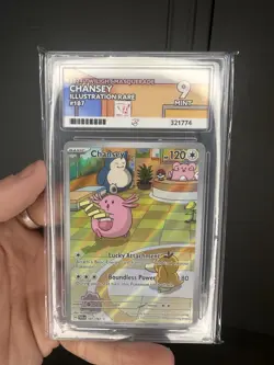 Chansey 187/167 Illustration Rare Pokemon TCG Twilight Masquerade ACE 9 - Image 2