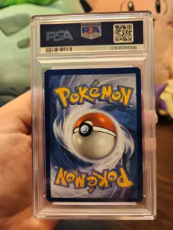 Pokemon TCG Alakazam EX Scarlet & Violet 151 Holo Ultra Rare Card #201 PSA 7 NM! - Image 2