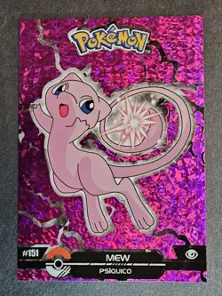 MEW - POKEMON BLACK DARK CRYSTAL CARD COLLECTION SPECIAL LEGENDARY HOLO - Image 1
