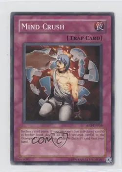 Mind Crush Unlimited YuGiOh Soul of the Duelist #SOD-EN056 2004 - Image 1