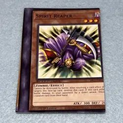 Yugioh MISPRINT Spirit Reaper SBC2 Common 1st Edition Card Miscut NM - Image 1