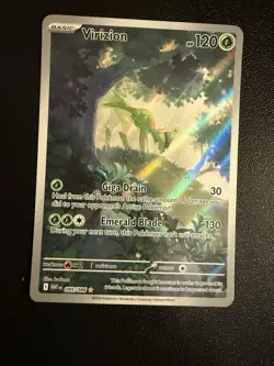*NM* Virizion 095/086 Illustration Rare SV: White Flare Pokemon TCG Card - Image 1