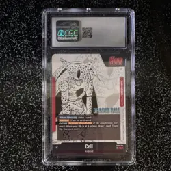 Dragon Ball Super Cell Fusion World Manga Booster 01 Leader SB01-001 CGC 9 Card - Image 2