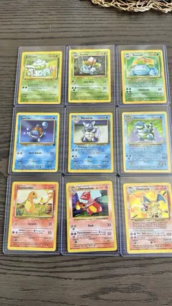 Original Starter Pokemon Cards And Their Evolutions - Image 1