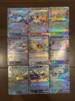 Pokemon Card Eevee Evolution RR 9 card set sv8a Terastal Festival ex Japanese - Image 1