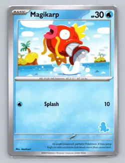 Magikarp - (Squirtle Stamped) My First Battle Deck Promo Rare Pokemon Card - NM - Image 1