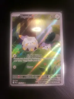 Togedemaru 104/094 Illustration Rare Holo Pokemon Card NM - Image 1