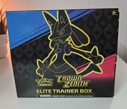 Empty Pokemon Crown Zenith Elite Trainer Box w accessories, One Random Pack - Image 1