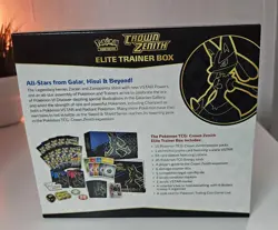 Empty Pokemon Crown Zenith Elite Trainer Box w accessories, One Random Pack - Image 3