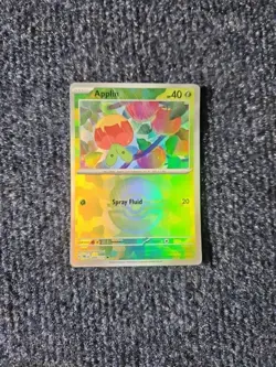 Pokemon TCG Applin (Master Ball) Reverse Holo Prismatic Evolutions 9/131 - Image 1