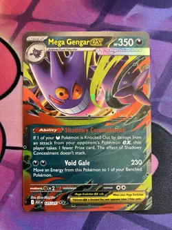 Mega Gengar EX 125/217 Ascended Heroes Pokemon TCG - Image 1