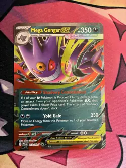 Mega Gengar EX 125/217 Ascended Heroes Pokemon TCG - Image 3