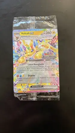 CARTE POKEMON : VOLTALI EX 30/131 STAMP - EVOLUTIONS PRISMATIQUES - FR - SCELLEE - Image 1