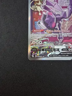 Pokemon TCG Genesect V (Alternate) Fusion Strike 255/264 Mint Condition - Image 3