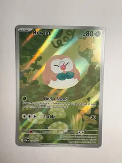 Pokemon Perfect Order Rowlet 090/088 Illustration Rare NM - Image 1