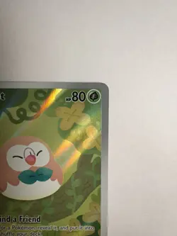 Pokemon Perfect Order Rowlet 090/088 Illustration Rare NM - Image 4