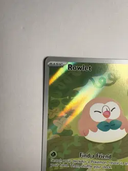 Pokemon Perfect Order Rowlet 090/088 Illustration Rare NM - Image 5