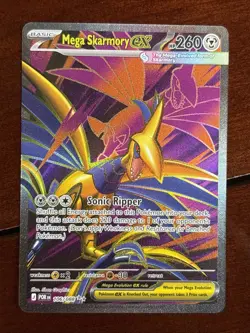 Pokemon Perfect Order Mega Skarmory Ex 106/088 Full Art Holo Rare - Image 1