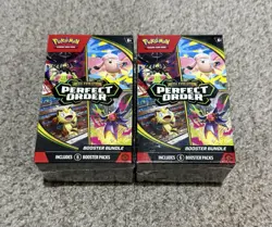 2x Perfect Order Booster Bundle Lot Pokemon TCG New/Sealed X2 - Image 1