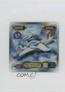 Glaceon Pokemon Ensky (Amada) 3d Retsuden Stickers Lenticular #200 2008 - Image 1
