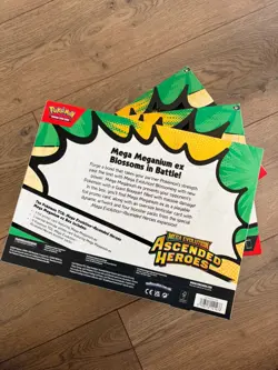 Pokemon Mega Evolution Ascended Heroes - Mega Meganium ex Box Sealed TCG x1 Pack - Image 2