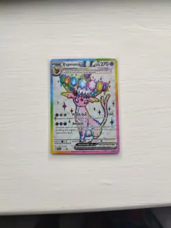 Espeon ex 175 SVP Black Star Promo Prismatic Evolutions Figure Coll. Pokemon NM - Image 1