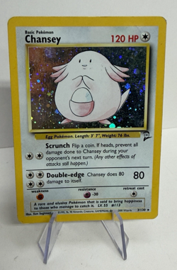 Base Set 2 Pokemon Chasney Holo 3/130 MP - Image 1
