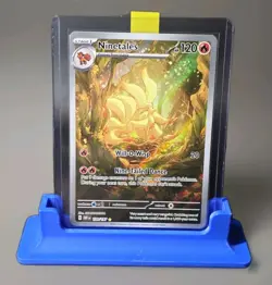 Ninetales Pokemon Obsidian Flames 199/197 Illustration Rare Full Art Holo SV NM - Image 1