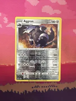 Pokemon Card Aggron Chilling Reign Reverse Holo Rare 111/198 Near Mint - Image 1