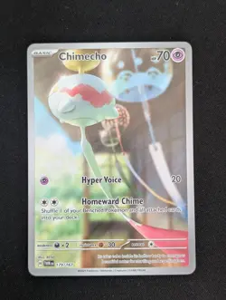 Chimecho 179/167 English Twilight Masquerade Illustration Rare Pokemon TCG - Image 1