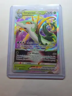 Serperior VSTAR 008/195 Pokemon TCG Silver Tempest Ultra Rare NM - Image 3